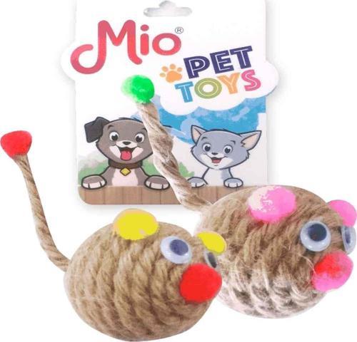 Kedi Oyuncağı Renkli No 6 İp Top 1 AD