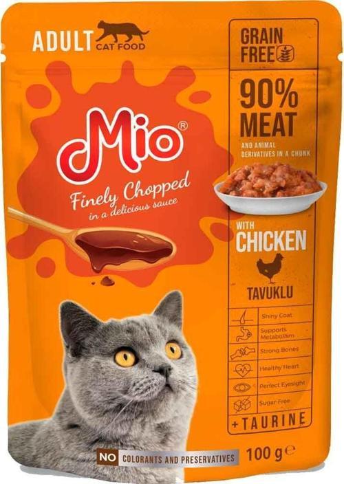 Kedi Yaş Mama Tavuk Etli 100 Gr