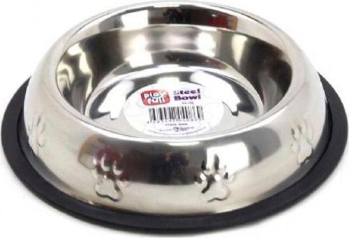 Pati Kabartma Desenli Çelik Mama ve Su Kabı 24 Oz PFMK-4087