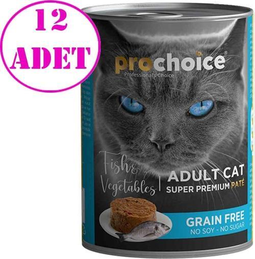 Balık ve Sebzeli Kedi Konservesi 400 Gr 12 AD