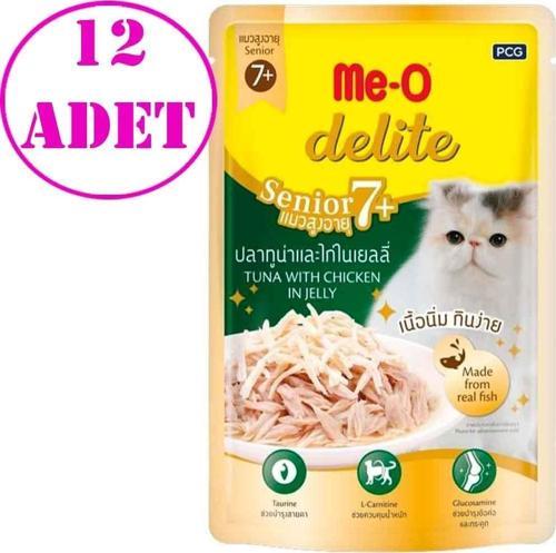 Delite Pouch Senior Ton Balıklı Yaşlı Kedi Konservesi 70 Gr 12 AD