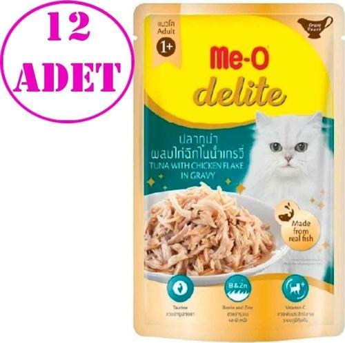 Delite Pouch Ton Balığı ve Tavuklu Kedi Konservesi 70 Gr 12 AD