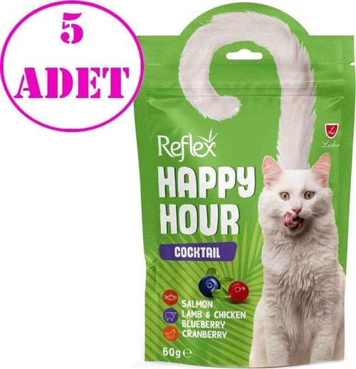 Kedi Ödülü Happy Hour Kokteyl 60 Gr 5 AD