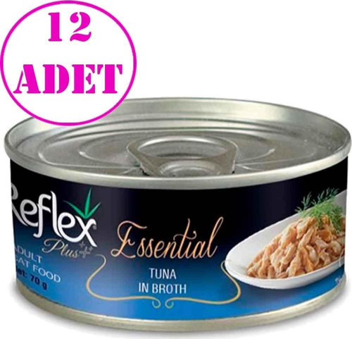 Essential Atlantik Ton Balıklı Yetişkin Kedi Konservesi 70 Gr 12 AD
