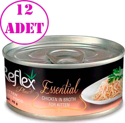 Essential Yavru Kedi Konservesi Tavuklu 70 Gr 12 AD