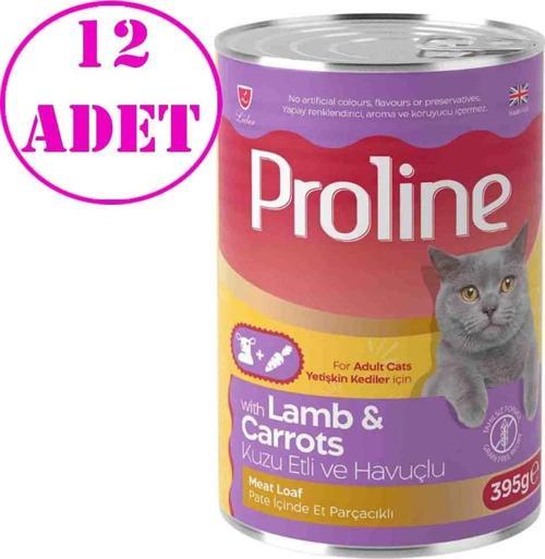 Kedi Konserve Maması Pate Kuzu Etli ve Havuçlu 395 Gr 12 AD