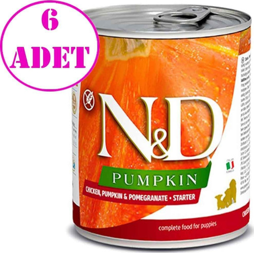 ND Pumpkin Yavru Köpek Konservesi Tavuklu 285 Gr 6 AD