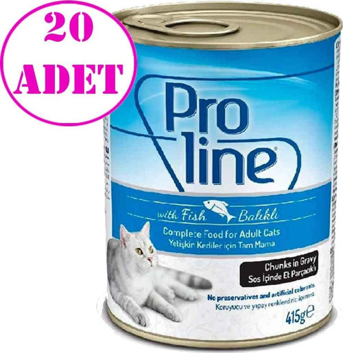 Kedi Konservesi Balıklı 415 Gr 20 AD