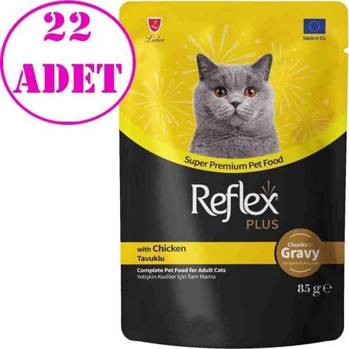 Sos İçinde Tavuklu Kedi Konservesi 85 Gr 22 AD
