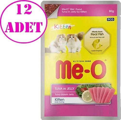 Meo Yavru Kedi Konservesi Ton Balıklı 80 Gr 12 AD