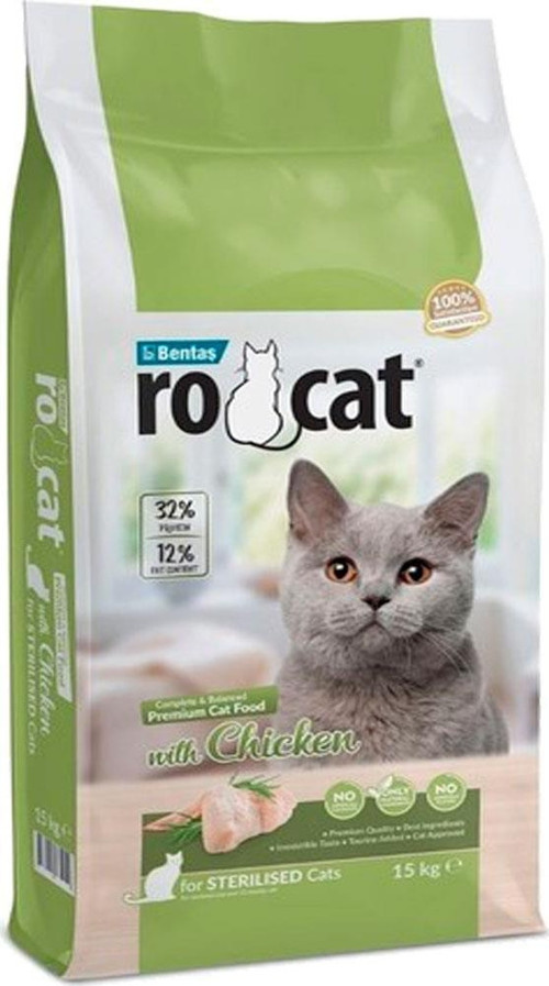 Ro Cat Sterilised Kedi Maması Tavuklu 15 Kg