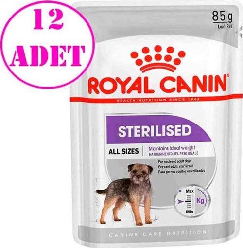 Sterilised Kısır Köpek Konservesi 85 gr 12 Ad
