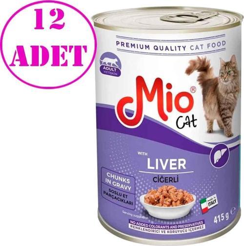 Ciğerli Kedi Konservesi 415 GR 12 AD