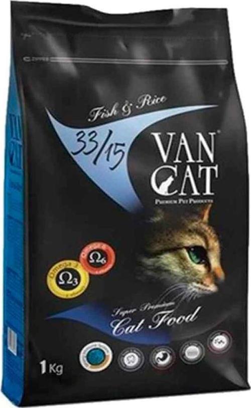 Balıklı Pirinçli Kuru Kedi Maması 1 Kg