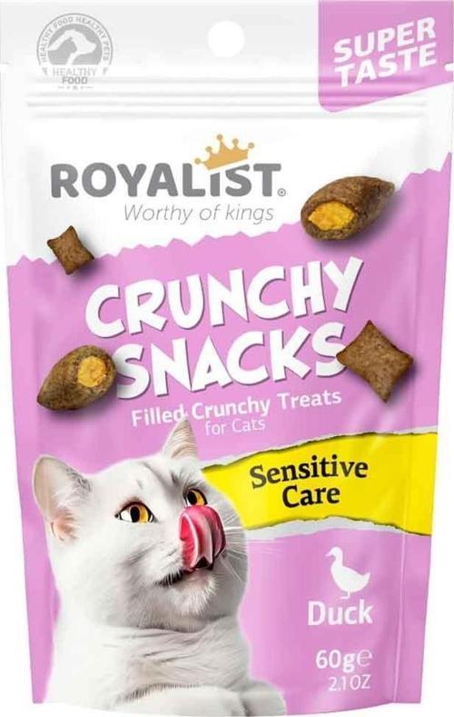 Ördekli Kedi Ödülü Crunchy Snacks 60 Gr
