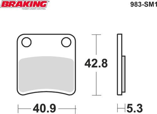 Brakıng El Fren Balatası 983sm1 Honda Sılverwıng Fjs400 Fjs600 Nc700 D Integra Nc700 X Nc750 X S Vfr