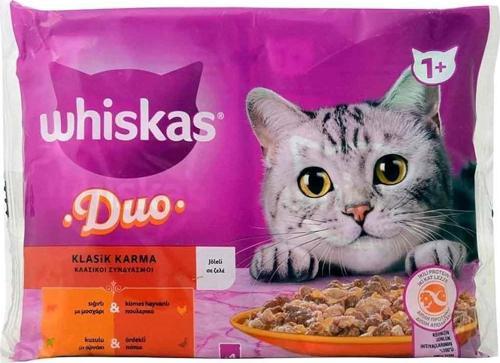 Duo Klasik Karma Lezzetler Kedi Yaş Maması 4'lü