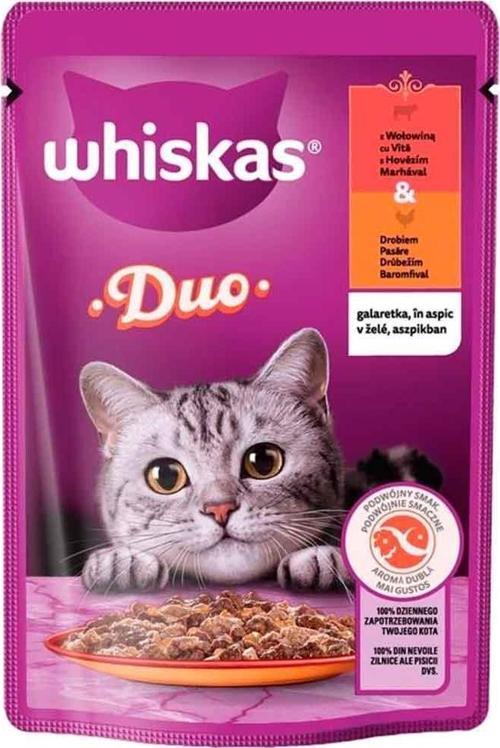 Duo Kümes Hayvanlı ve Sığırlı Kedi Maması 85 Gr
