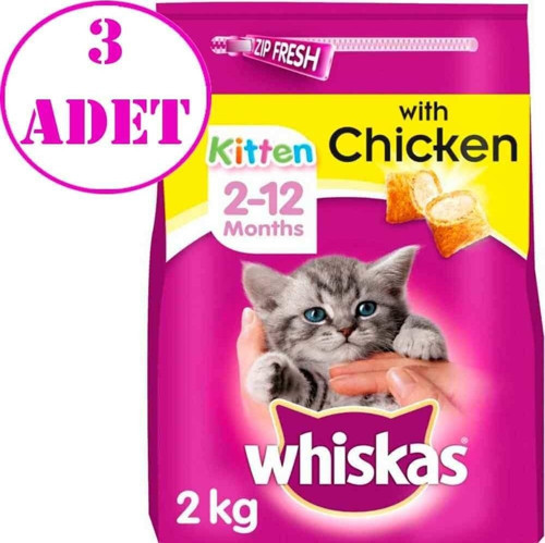 Junior Tavuklu Yavru Kedi Maması 2 Kg 3 AD