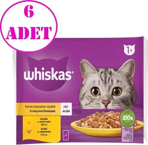 Pouch Jöle İçinde Tavuklu ve Hindili Kedi Konservesi 85gr 4Lü PK 6 AD