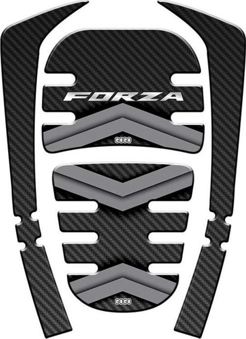 Tank Pad 008 Siyah-gri Desenli Honda Forza 2021-2022