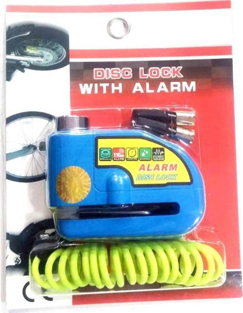Disk Kilidi Alarmlı Mavi-hatırlatma Kablosu Dahil