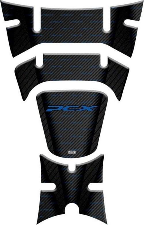 Tank Pad 015 Pcx 125-150 2018-2020 Siyah-mavi