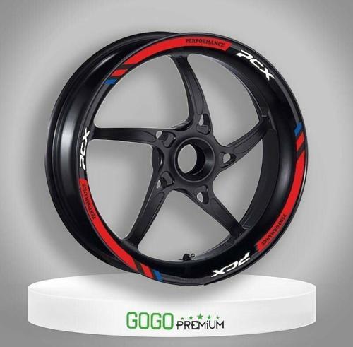 Jant Şeridi M Power Kırmızı Honda Pcx