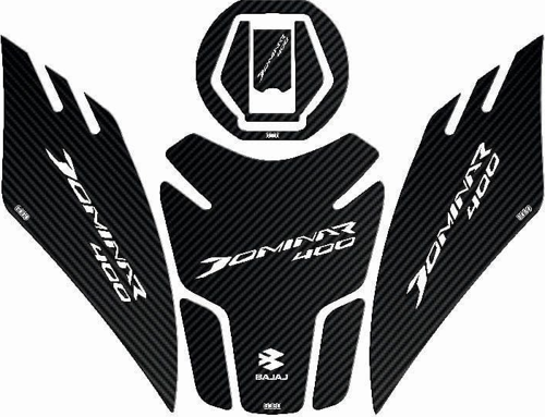 Tank Pad Set 001 Bajaj Dominar 400 2017 - 2024