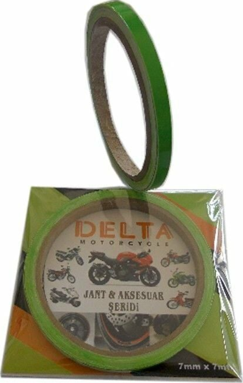 Jant Şeridi Opak Yeşil 1 Set 7cm*7m