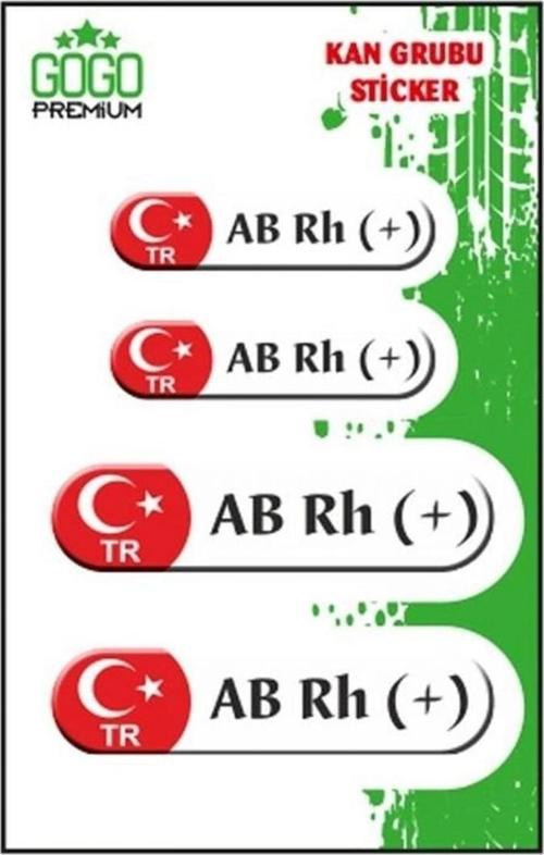 Kan Grubu Ab Rh(+)  Damla Etiket Beyaz