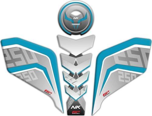 Tank Pad Seti Turkuaz Cf Moto 250 Nk 2018-2021