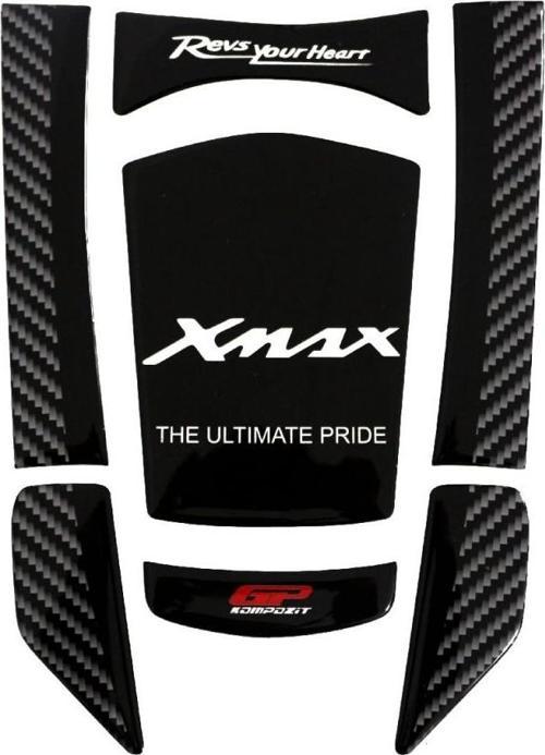 Tank Pad X-max 250 2018-2022 Karbon Desen