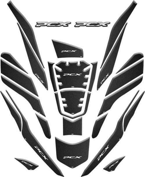 Tank Pad Siyah 007 26 Parça Honda Pcx 125 21