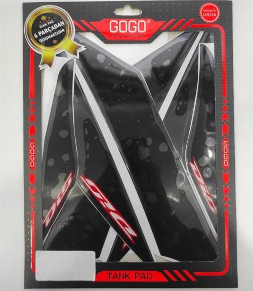 Yan Pad 004 Siyah-kırmızı Honda Dıo 110