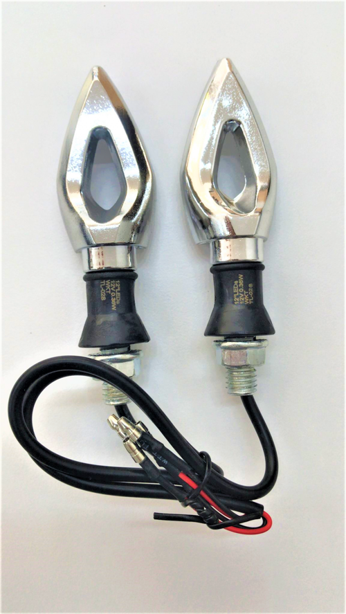 Led Sinyal Takımı Rt-072 Krom E Belgeli Sarı Işık