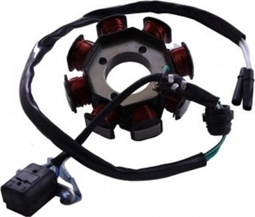 Statör 8 Sargı Agk Cg 125 100 Sport 3 Kablo [ 2 Beyaz 1 Mavi Kablo ]