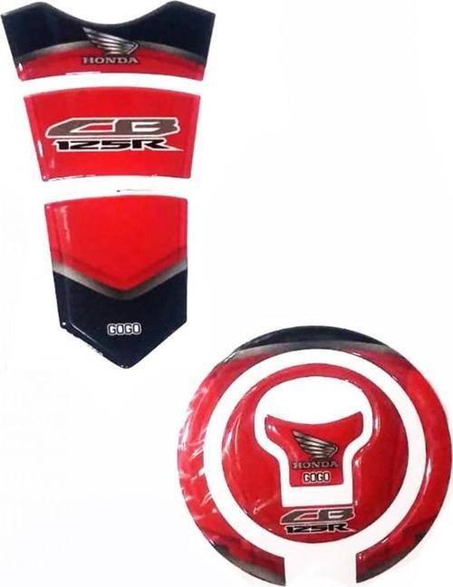Tank Pad + Depo Kapak Stikeri Pad Honda Cb125r Ms-002