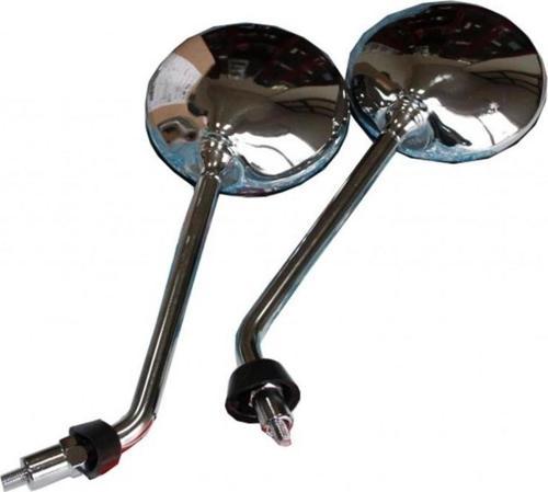 Motospartan Ayna 8mm Krom - Nikel Yuvarlak Pıaggıo Vespa Oem