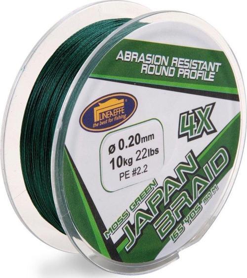 150 mt 4 örgü yeşil ip(Made in Japan) 0,12 mm