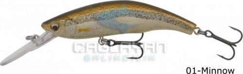 3D Minnow Diver 9,5cm 19g Suni Yem 01-Minnow
