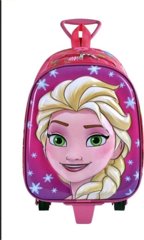 Çocuk Çekçek Anaokulu Valiz Çanta Elsa Anna
