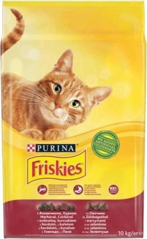 Kedi Maması Sığır Etli Ve Tavuklu Yetişkin Kediler 10 Kg