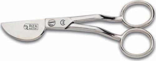 Rıza M-213 Dokumacı Ponpon Makası No: 6 inç / 15,24 cm - Nikel Kaplama