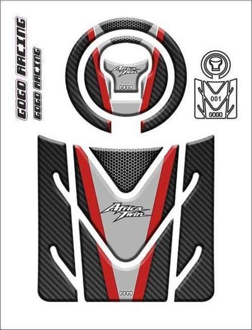 Africa Twin 2016 - 2024Uyumlu Tank Pad 001