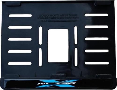 Nc 750 X Uyumlu 2 Plastik (15X24 Cm) Kırılmaz Plakalık