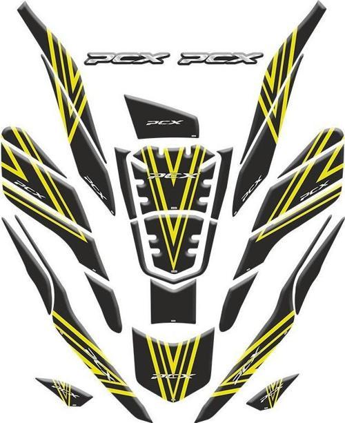 Pcx 2021 - 2024 Uyumlu Tank Pad Set 008