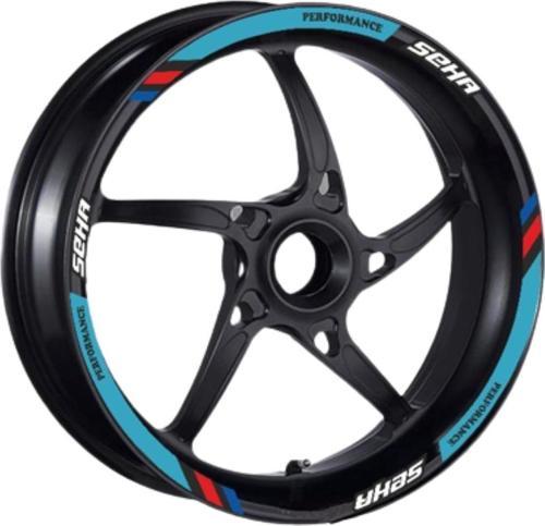 Kanuni Seha 150 2022 - 2024 Uyumlu 1 Set Jant Şeridi Mavi