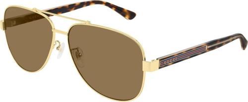 GG0528/S 003 Damla Unisex Güneş Gözlüğü Gold