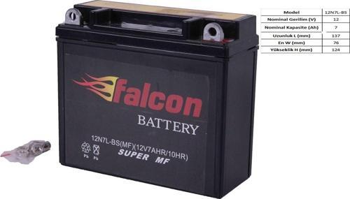 Shark-188 12-v 7 Ahr (12n7l-bs) Dik Kuru Akü ( Grb) Orj Orijinal